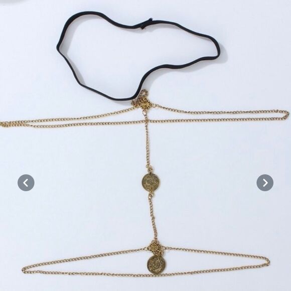 SALE Boho Thigh Leg Bracelet Chain Beach Body Jewelry - Picture 4 of 4